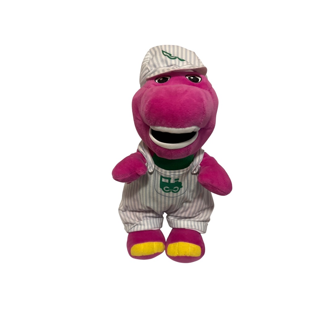 Fisher Price‎ Barney the Dinosaur Train Conductor Plush Toy 2017